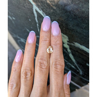2.01 Ct. Peach Sapphire from Ceylon (Sri Lanka) Life Style