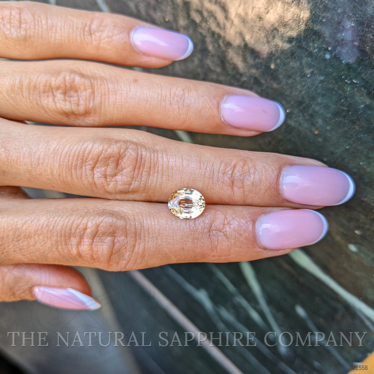 2.01 Ct. Peach Sapphire from Ceylon (Sri Lanka)