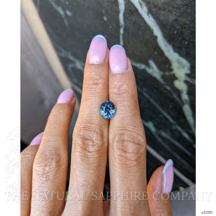 2.89 Ct. Greenish Blue Sapphire from Madagascar