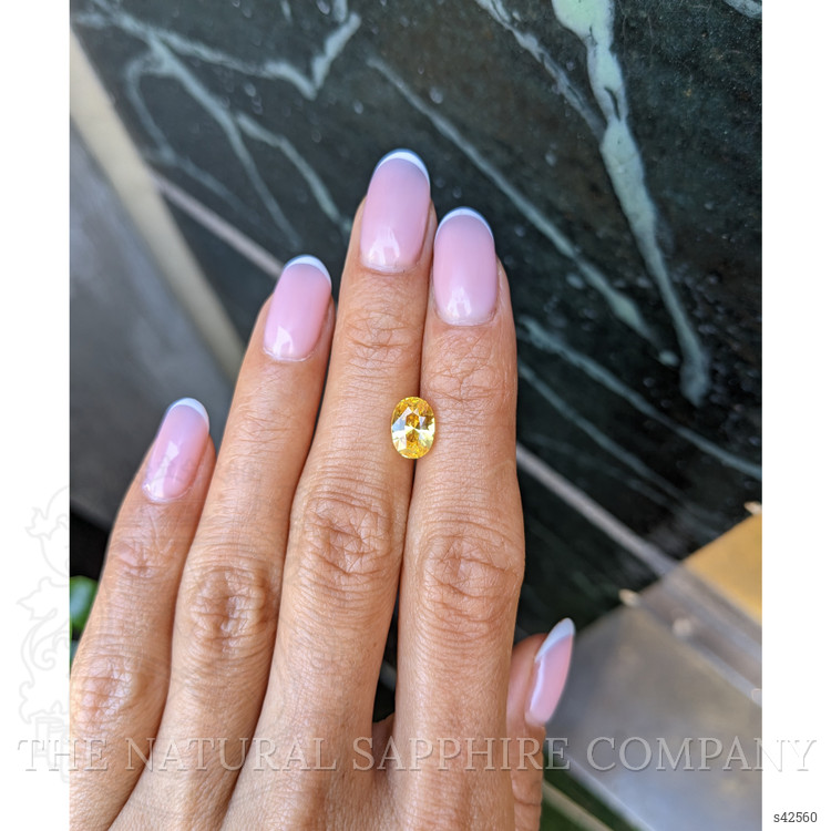 2.03 Ct. Yellow Sapphire from Ceylon (Sri Lanka)