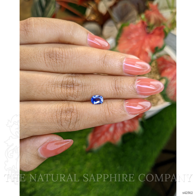 0.69 Ct. Blue Sapphire from Ceylon (Sri Lanka)