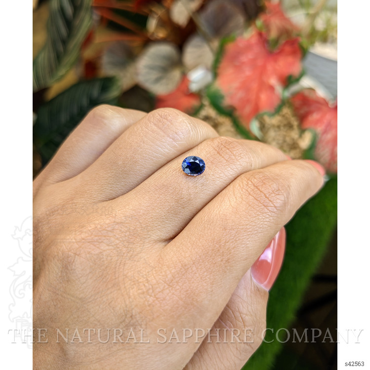 1.00 Ct. Blue Sapphire from Ceylon (Sri Lanka)