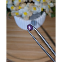 1.40 Ct. Pinkish Purple Star Sapphire from Ceylon (Sri Lanka) Life Style