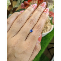 0.48 Ct. Blue Sapphire from Ceylon (Sri Lanka) Life Style