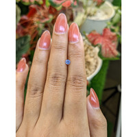 0.26 Ct. Blue Sapphire from Ceylon (Sri Lanka) Life Style