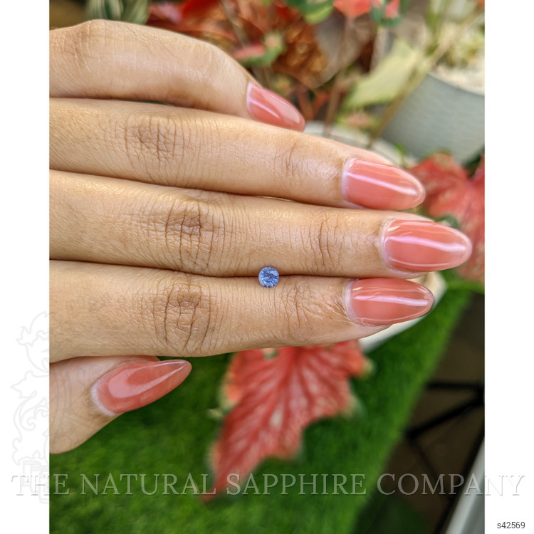 0.26 Ct. Blue Sapphire from Ceylon (Sri Lanka)