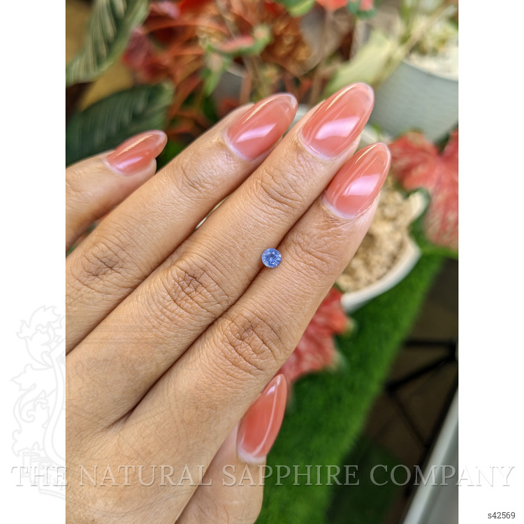 0.26 Ct. Blue Sapphire from Ceylon (Sri Lanka)