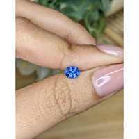 0.69 Ct. Blue Sapphire from Ceylon (Sri Lanka) Life Style