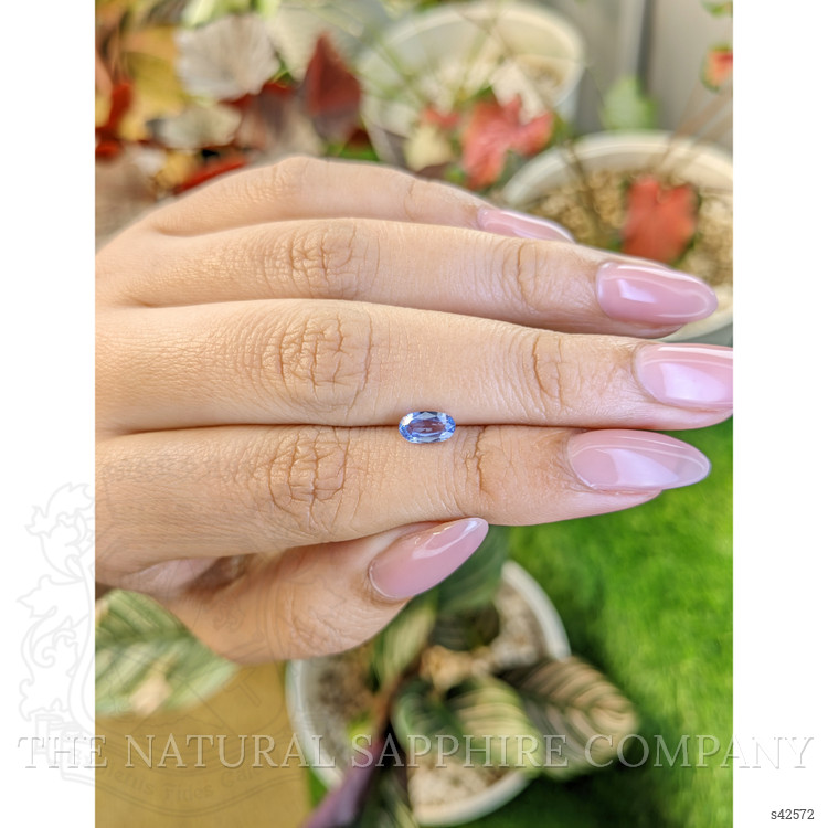 0.78 Ct. Blue Sapphire from Ceylon (Sri Lanka)