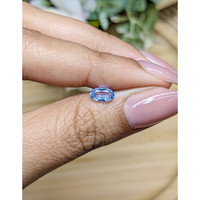 0.78 Ct. Blue Sapphire from Ceylon (Sri Lanka) Life Style