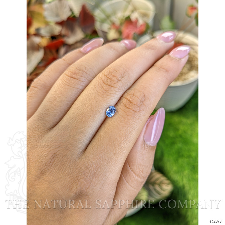 0.53 Ct. Blue Sapphire from Ceylon (Sri Lanka)