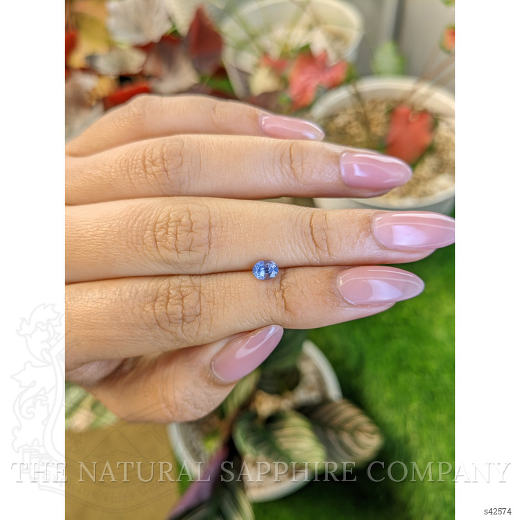 0.56 Ct. Blue Sapphire from Ceylon (Sri Lanka)