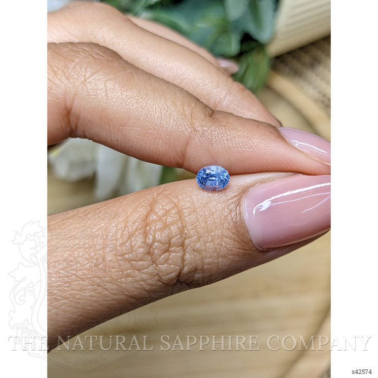 0.56 Ct. Blue Sapphire from Ceylon (Sri Lanka)