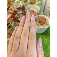 0.63 Ct. Blue Sapphire from Ceylon (Sri Lanka) Life Style