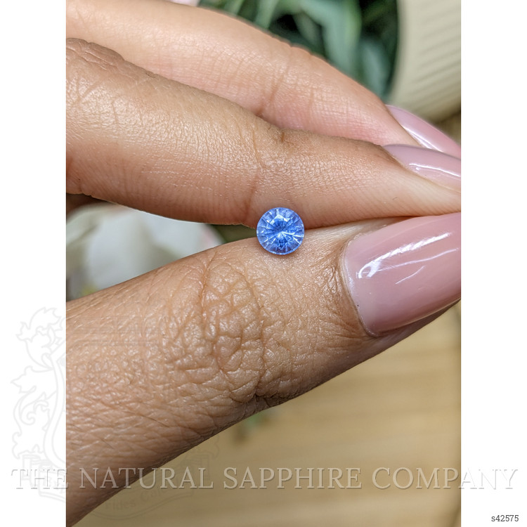 0.63 Ct. Blue Sapphire from Ceylon (Sri Lanka)