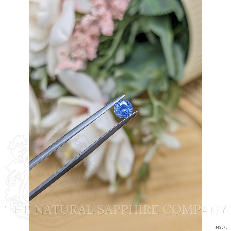 0.63 Ct. Blue Sapphire from Ceylon (Sri Lanka)