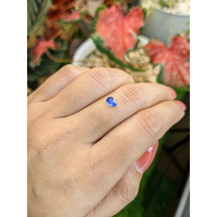 0.58 Ct. Blue Sapphire from Ceylon (Sri Lanka) Life Style
