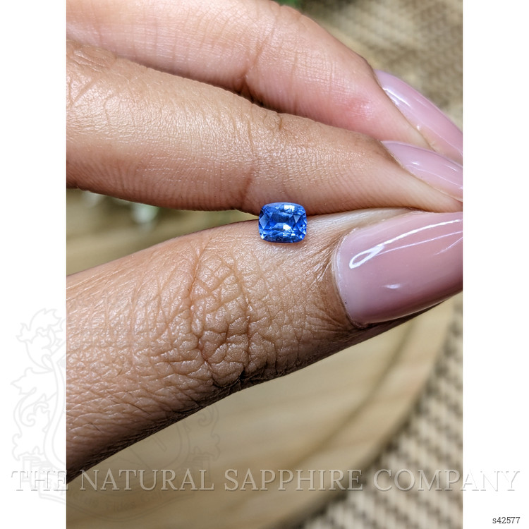 0.53 Ct. Blue Sapphire from Ceylon (Sri Lanka)
