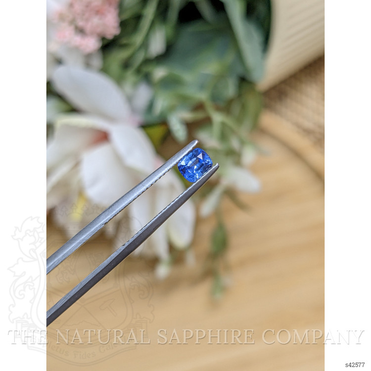 0.53 Ct. Blue Sapphire from Ceylon (Sri Lanka)