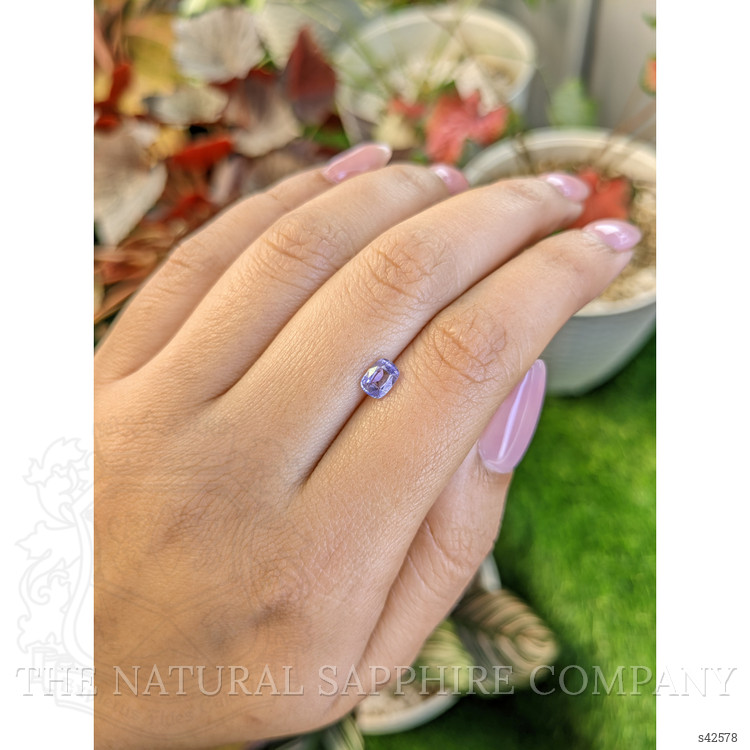 0.66 Ct. Purple Sapphire from Ceylon (Sri Lanka)