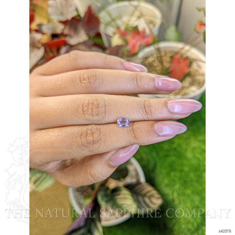 0.66 Ct. Purple Sapphire from Ceylon (Sri Lanka)