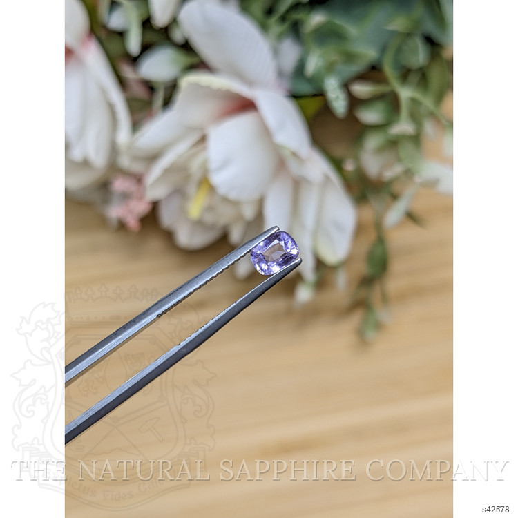 0.66 Ct. Purple Sapphire from Ceylon (Sri Lanka)