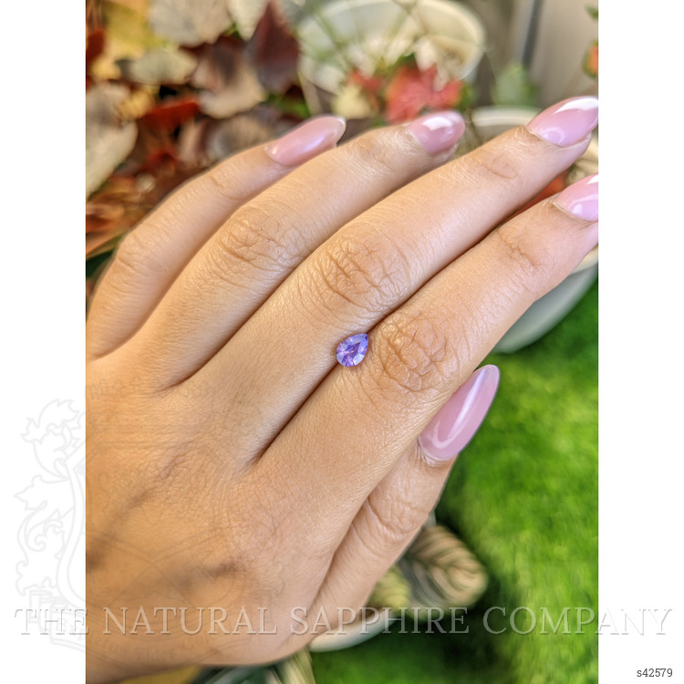0.61 Ct. Pinkish Purple Sapphire from Ceylon (Sri Lanka)