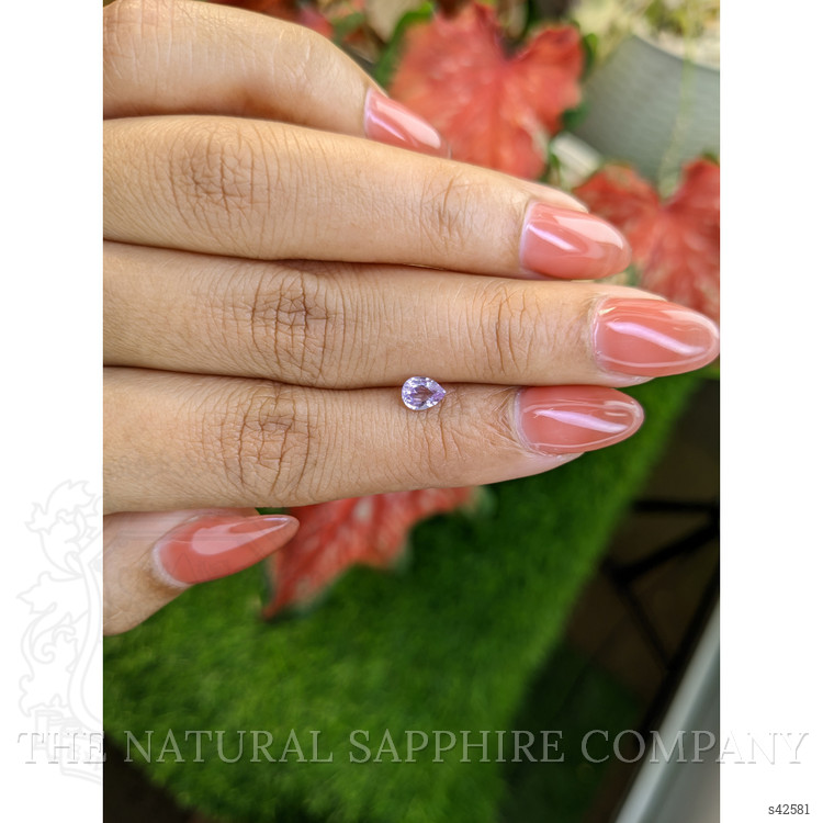 0.48 Ct. Pinkish Purple Sapphire from Ceylon (Sri Lanka)