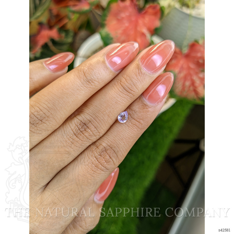 0.48 Ct. Pinkish Purple Sapphire from Ceylon (Sri Lanka)