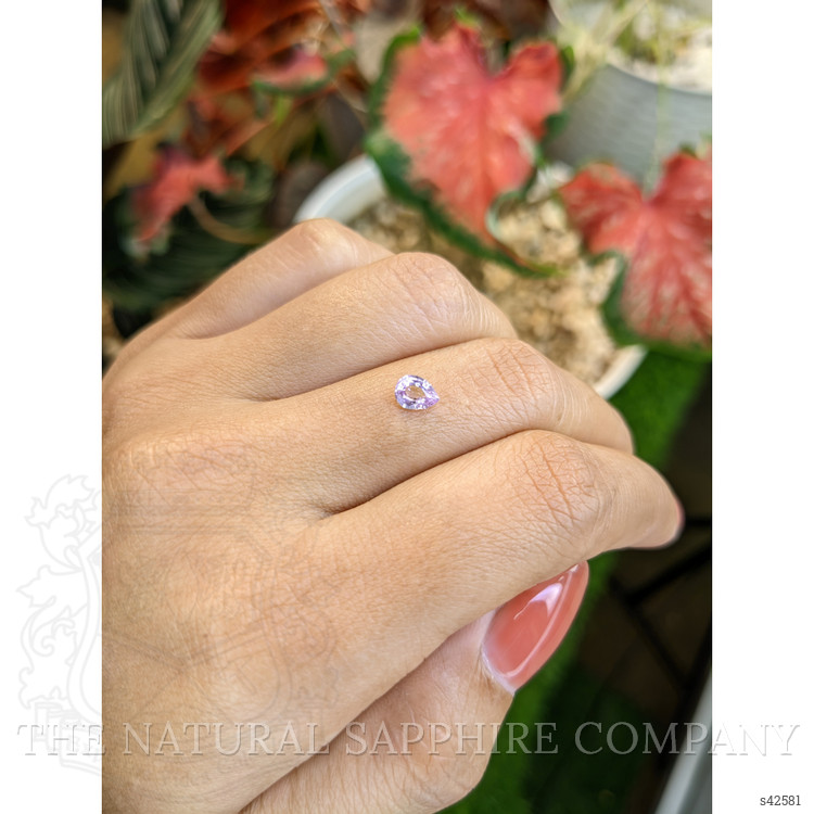 0.48 Ct. Pinkish Purple Sapphire from Ceylon (Sri Lanka)