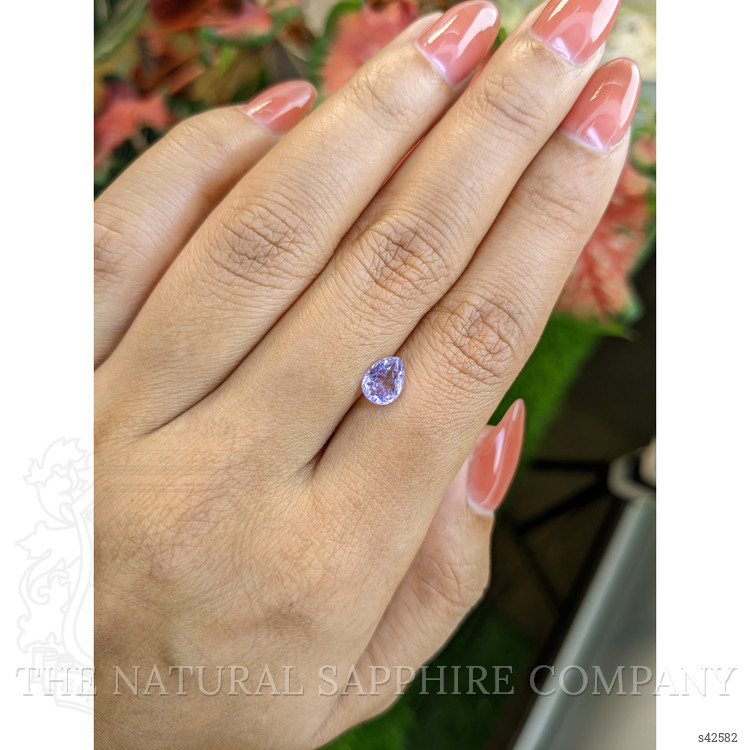 0.92 Ct. Purple Sapphire from Ceylon (Sri Lanka)