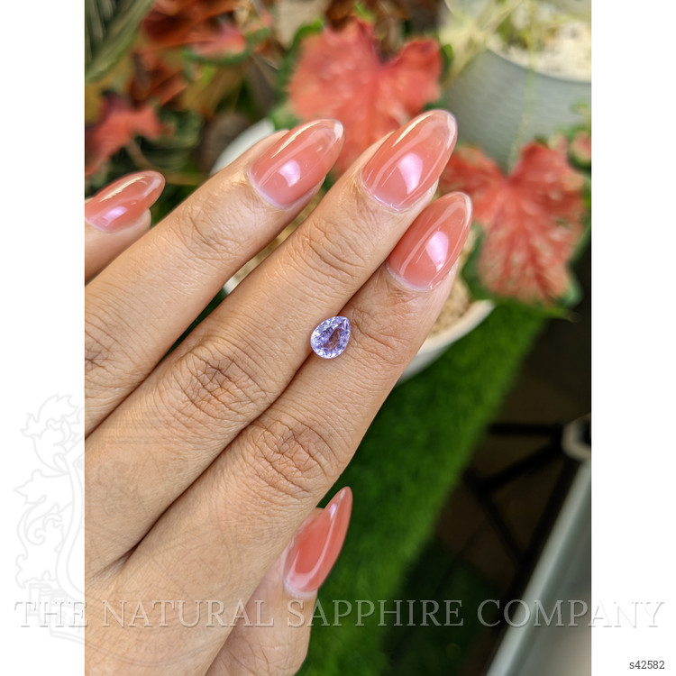 0.92 Ct. Purple Sapphire from Ceylon (Sri Lanka)