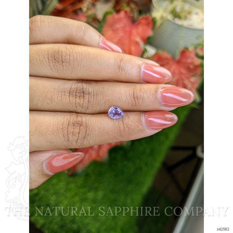 0.92 Ct. Purple Sapphire from Ceylon (Sri Lanka)