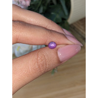 1.30 Ct. Pinkish Purple Star Sapphire from Ceylon (Sri Lanka) Life Style