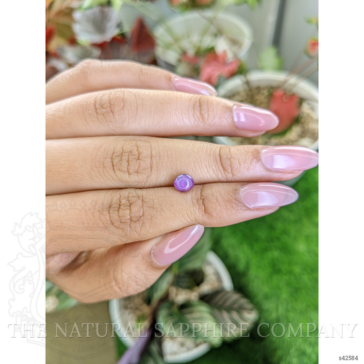 1.30 Ct. Pinkish Purple Star Sapphire from Ceylon (Sri Lanka)