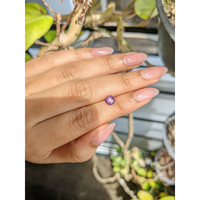1.34 Ct. Pinkish Purple Star Sapphire from Ceylon (Sri Lanka) Life Style