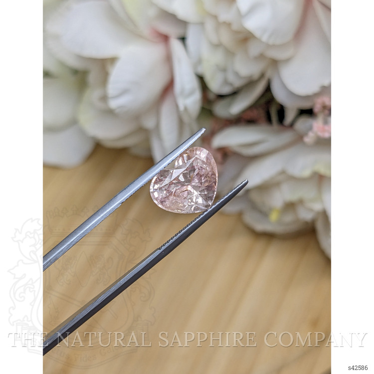 6.27 Ct. Peach Sapphire from Ceylon (Sri Lanka)
