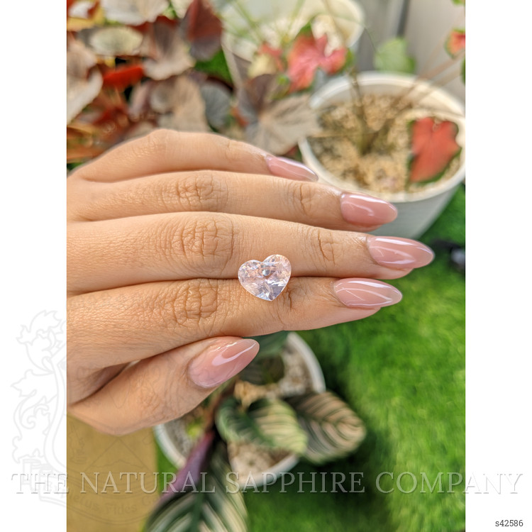 6.27 Ct. Peach Sapphire from Ceylon (Sri Lanka)