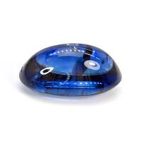 6.16 Ct. Blue Cabochon Sapphire from Ceylon (Sri Lanka) Video