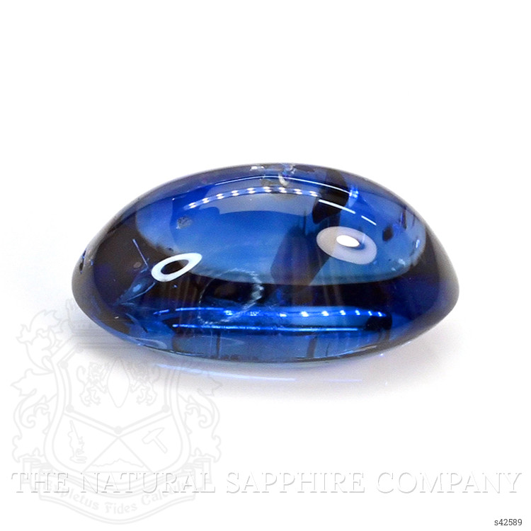 6.16 Ct. Blue Cabochon Sapphire from Ceylon (Sri Lanka)