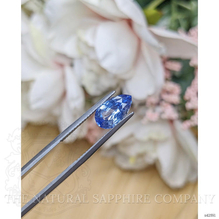 2.61 Ct. Blue Sapphire from Ceylon (Sri Lanka)