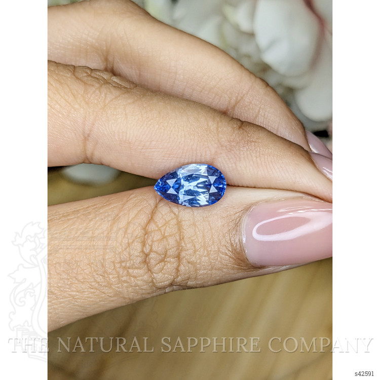 2.61 Ct. Blue Sapphire from Ceylon (Sri Lanka)