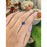 1.72 Ct. Blue Sapphire from Ceylon (Sri Lanka) Life Style