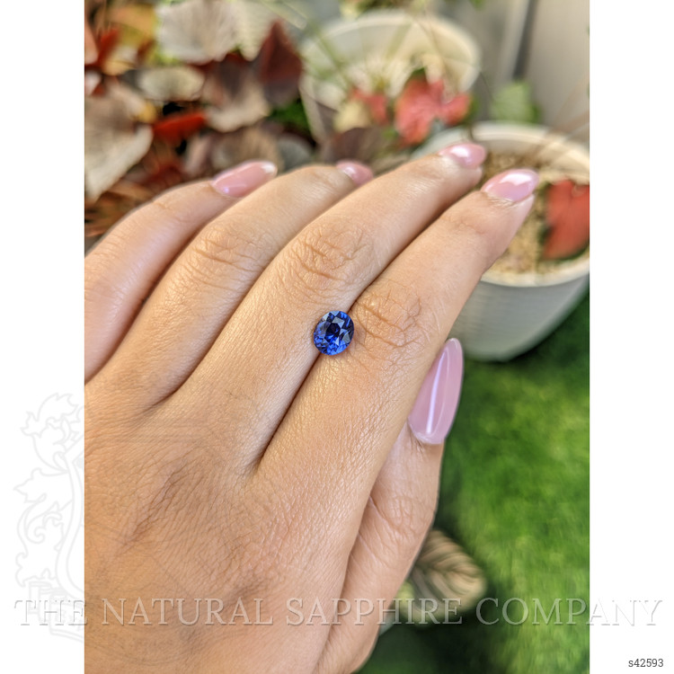 1.72 Ct. Blue Sapphire from Ceylon (Sri Lanka)