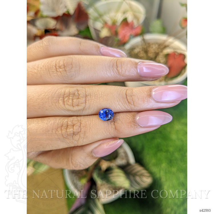 1.72 Ct. Blue Sapphire from Ceylon (Sri Lanka)