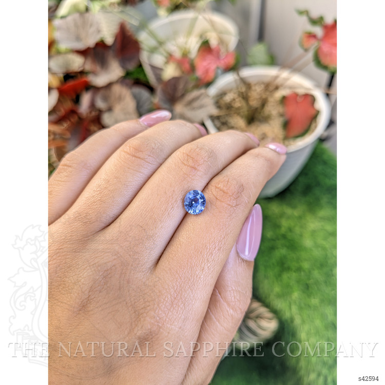 2.04 Ct. Blue Sapphire from Ceylon (Sri Lanka)