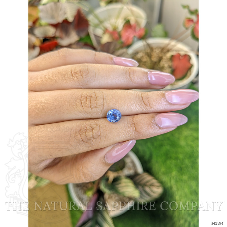 2.04 Ct. Blue Sapphire from Ceylon (Sri Lanka)