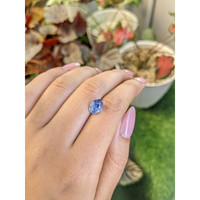 3.15 Ct. Blue Sapphire from Ceylon (Sri Lanka) Life Style
