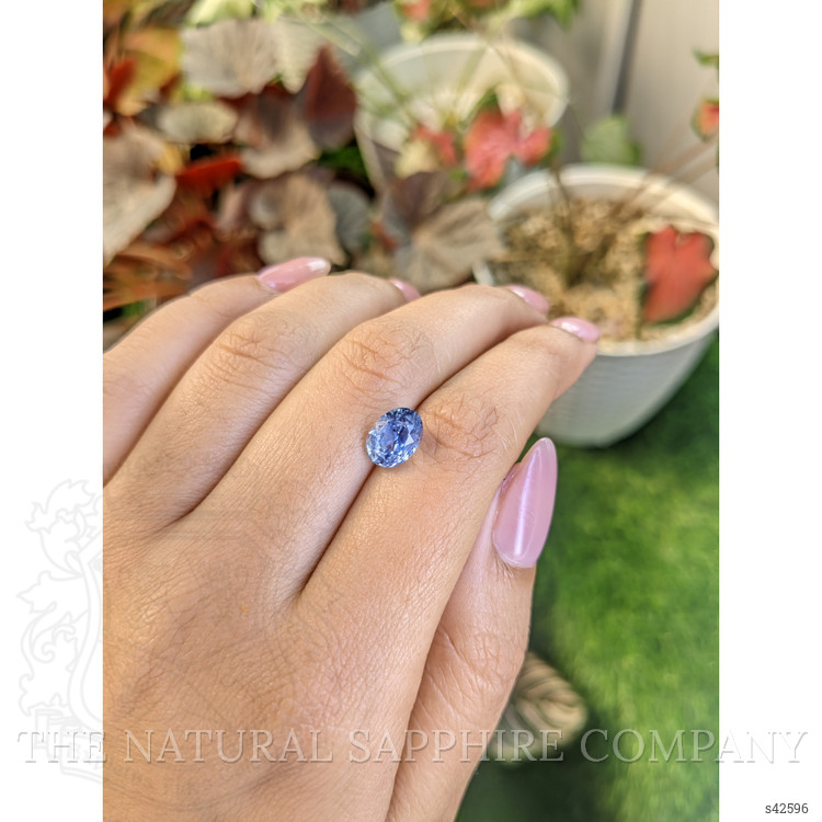 3.15 Ct. Blue Sapphire from Ceylon (Sri Lanka)