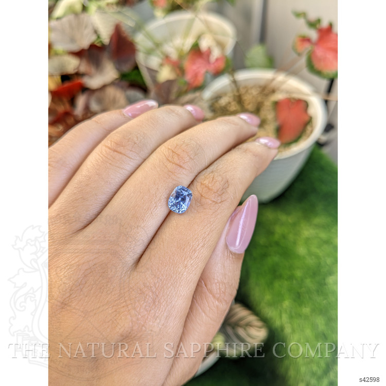2.43 Ct. Blue Sapphire from Ceylon (Sri Lanka)